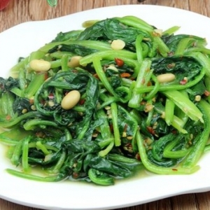 【美食菜譜】辣醬炒菠菜